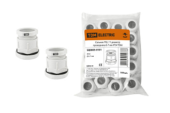 TDM Сальник PGL 11 диаметр проводника 6-7 мм IP54 SQ0805-0101