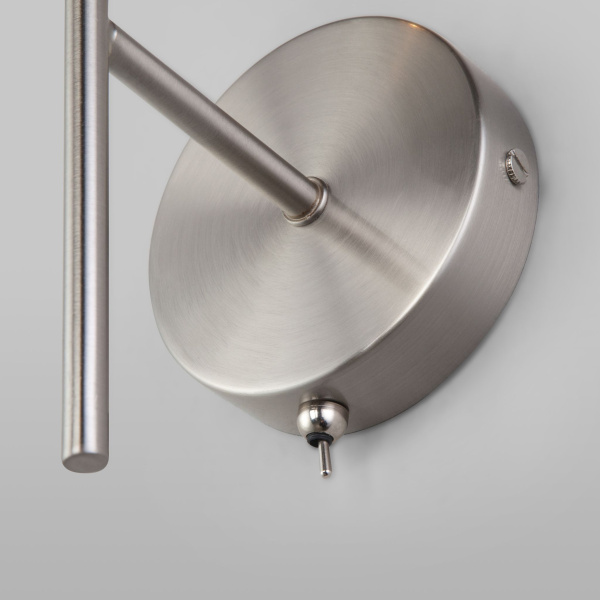 Купить Eurosvet Бра со стеклянным плафоном 60140/1 сатин-никель a056384