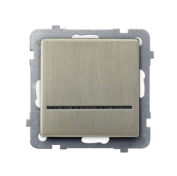 Ospel Sonata Медь (Новое серебро) Выключатель 1-клавишный, без рамки ŁP-1RMS/m/44