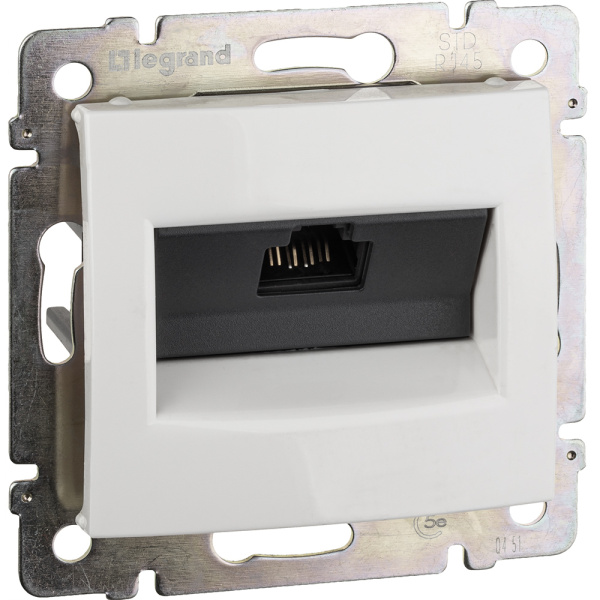 Купить Legrand Valena Бел Розетка комп(RJ45) 1-ая 5 кат UTP 774230
