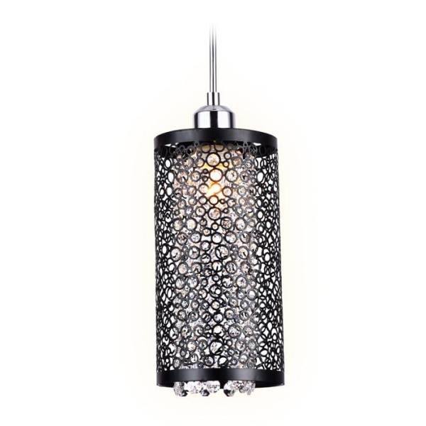 Ambrella Подвесной светильник со сменной лампой TR3637 CH/BK хром/черный E14 max 40W D130*1100 Купить Ambrella Подвесной светильник со сменной лампой TR3637 CH/BK хром/черный E14 max 40W D130*1100