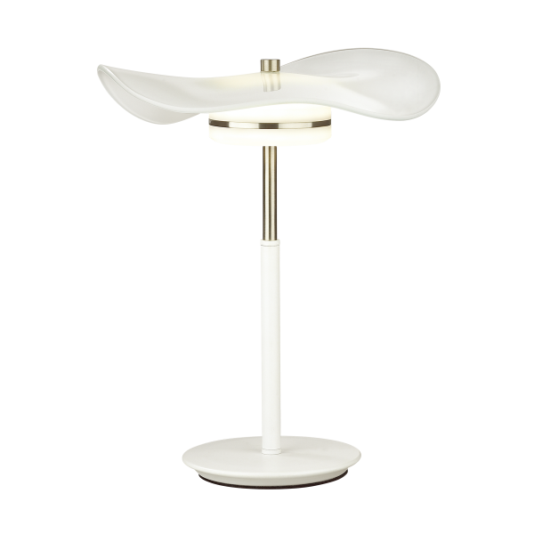 Купить Odeon Light 4856/10TL L-VISION ODL_EX21 никель/белый/стекло Настольная лампа LED 1*13W 4000K FLUENT