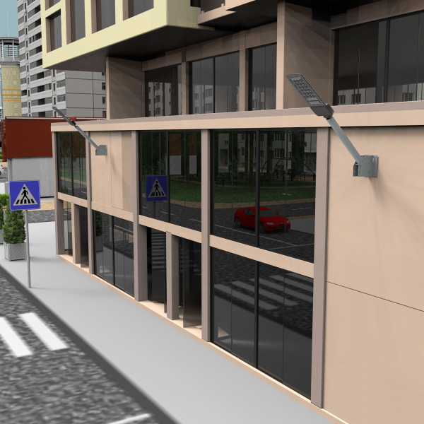 Купить Gauss Кронштейн для уличных светильников с переменным углом 500*150*120 D48мм 903265105