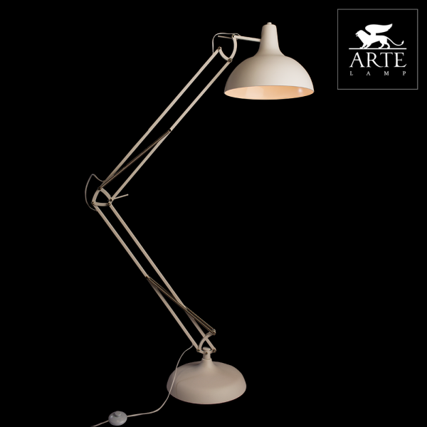 Купить Arte Lamp Goliath Белый Торшер 1x60W 1xE27 A2487PN-1WH