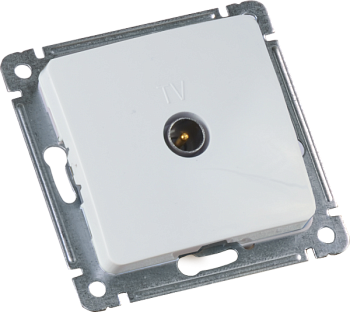 Hegel Мастер внутр Белая РСТВ-401 Розетка телевизионная оконечная, механизм