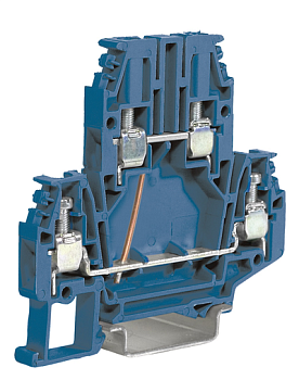 DKC DBC.4/CI/ (Ex)i Клемма проходная 4 кв.мм., 2 уровня, уровни перемкнуты, винт