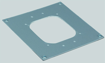 Simon Connect Алюминий Накладка-адаптер для установки миниколонн K45 на цоколи КТА8 и др. ALKA02-8