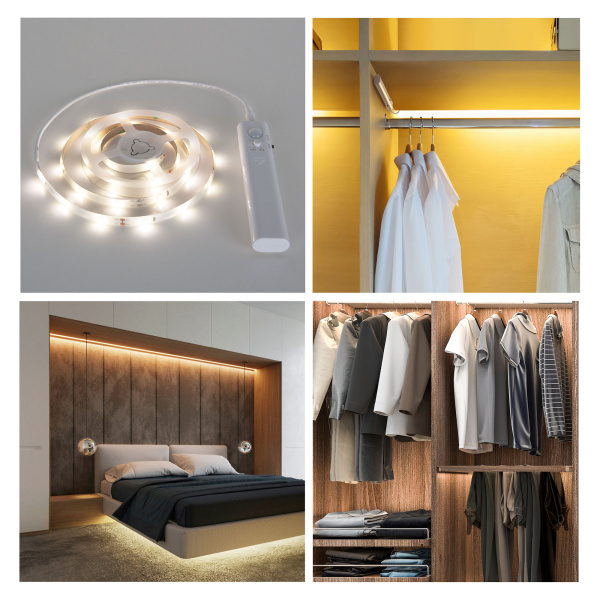 Elektrostandard SLS 01 CW IP 65 / Набор светодиодной подсветки 6V 1m 2,4W IP65 с датчиком движения a044517