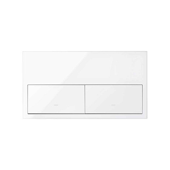 Simon 100 Белый глянец Кит 2 поста, фронт. 1 рамка «минимум» + 2 клавиши выключателей 10020201-130