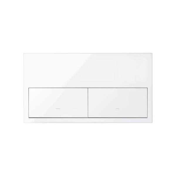 Simon 100 Белый глянец Кит 2 поста, фронт. 1 рамка «минимум» + 2 клавиши выключателей 10020201-130