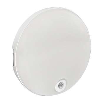 EKF PROxima Светильник светодиодный ЖКХ круг ДПО-2200 с инфракрасным датчиком движения 12Вт 6500K IP65