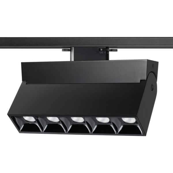 Novotech 358324 NT19 000 черный Однофазный трековый светильник IP33 LED 4000К 25W 110-265V EOS
