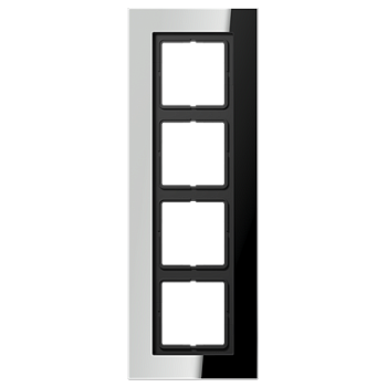 JUNG LS plus Блестящий Хром Рамка 4-ая LSP984GCR