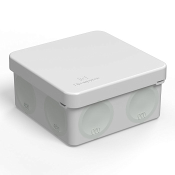 Промрукав Коробка распределительная 60-0210 для прямого монтажа двухкомпонентная безгалогенная (HF) 80х80х40 (132шт/кор)