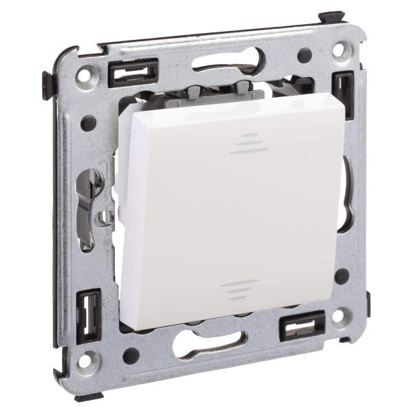 Купить DKC Инвертор одноклавишный в стену, "Avanti", "Белое облако"