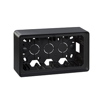 Simon 82 Detail Графит Коробка наружной установки 2-ая 8200760-038