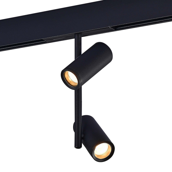 ST LUCE ST808.446.16 Магнитный трековый светильник Черный LED 1*16W 4000K 1 200Lm Ra>90 IP20 D45xH240 48VV