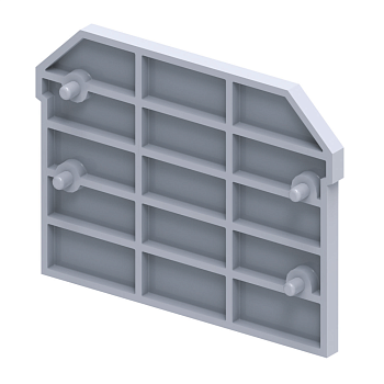 КЭАЗ Крышка концевая для клеммы проходной OptiClip EPCMC1-2-TRIPLET-серый