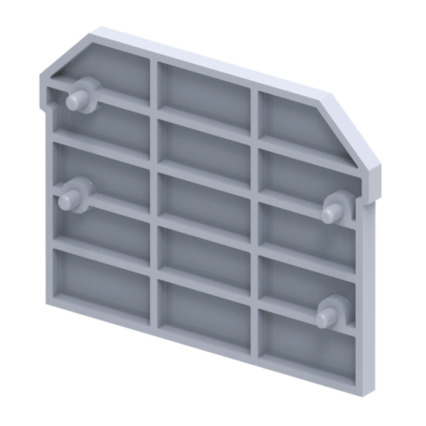 КЭАЗ Крышка концевая для клеммы проходной OptiClip EPCMC1-2-TRIPLET-серый