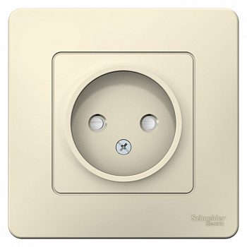 Systeme Electric Blanca внутр Молочная Розетка б/з со шторками, 16А, 250В