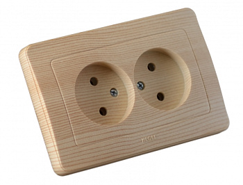 Hegel Мастер внутр Сосна РС16-341-02 Розетка двойная
