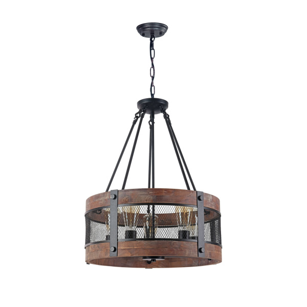 Купить Freya Loft Vittoria Черный Подвесной светильник E27 60W FR4561-PL-05-B