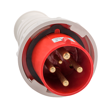КЭАЗ Вилка кабельная 035-63А-6h-380AC-3P+PE+N-IP67