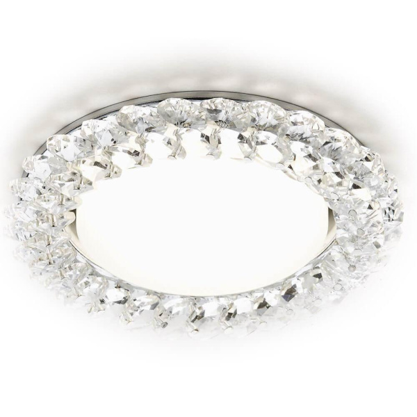 Ambrella Встраиваемый точечный светильник G206 CL/CH хром/прозрачный GX53