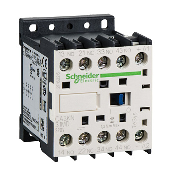 SE Auxiliary contactors Промежуточное реле 3НО+1НЗ, цепь управления 220В DC (CA3KN31MD)