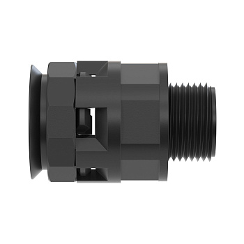 DKC Муфта труба-коробка DN 17 мм, М20х1,5, полиамид, цвет черный