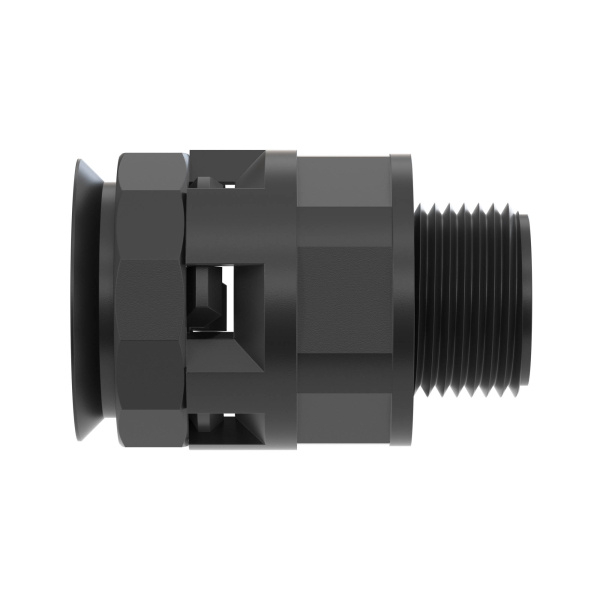 DKC Муфта труба-коробка DN 17 мм, М20х1,5, полиамид, цвет черный