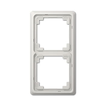 JUNG CD plus Светло-серая Рамка 2-ая CDP582LG