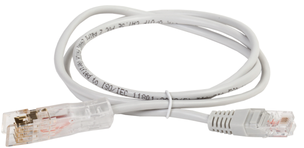 Купить IEK ITK Патч-корд 110-RJ45 4 пары, кат.5Е, 2м, серый PC01-11045-4P2M