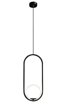 Kink Light 07632-1A,19 Подвес Кенти черный w20*15 h145 E14 1*40W