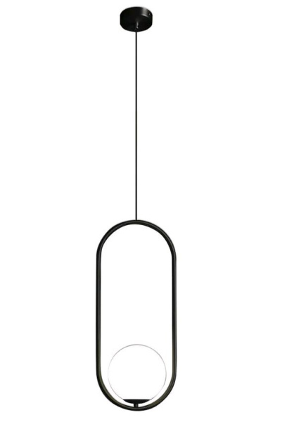 Kink Light 07632-1A,19 Подвес Кенти черный w20*15 h145 E14 1*40W