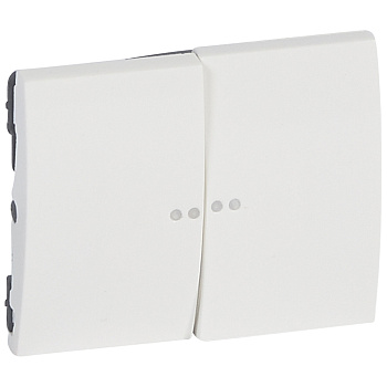 Legrand Galea Life Белый Клавиша 2-ая c точечной подсветкой 771079
