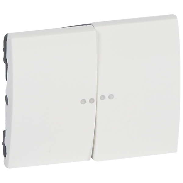 Legrand Galea Life Белый Клавиша 2-ая c точечной подсветкой 771079