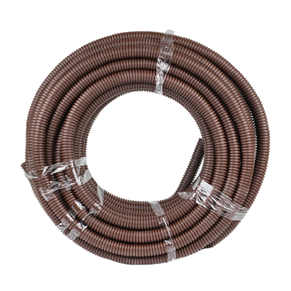 Купить EKF PROxima Труба гофр. ПВХ Plast с зондом под темное дерево d25мм (25м.)