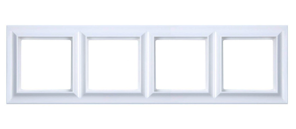 JUNG EcoProfi Standart Белый Рамка 4-ая EPS484WW