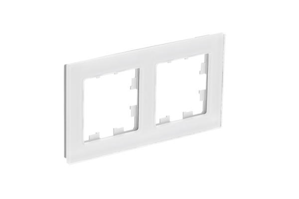 Systeme Electric AtlasDesign Nature Натуральное стекло Белый Рамка 2-ая