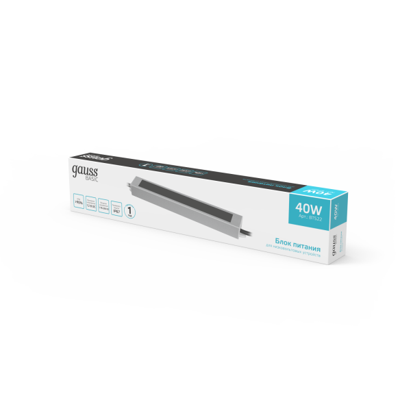 Купить Gauss Блок питания Basic 12V 40W IP67 1/50 BT522