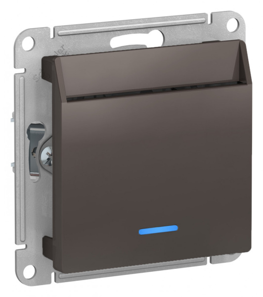 Купить Systeme Electric AtlasDesign Мокко Переключатель карточный с задержкой времени, механизм