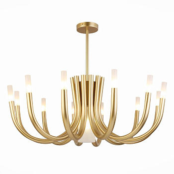 ST Luce SL1173.202.13 Люстра потолочная Золото/Белый G4/E27 12+1*3+60W