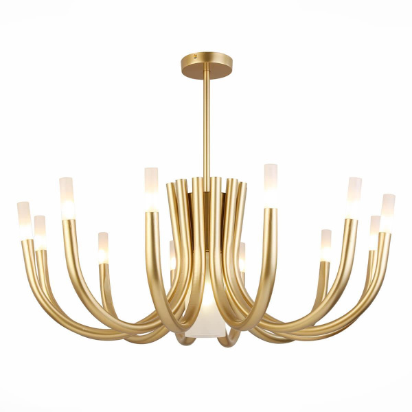 ST Luce SL1173.202.13 Люстра потолочная Золото/Белый G4/E27 12+1*3+60W