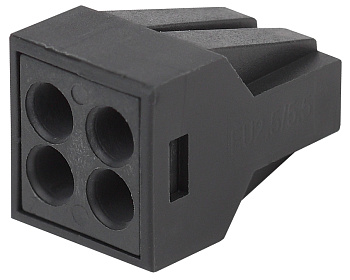 ЭРА NO-224-57 Клемма СМК с пастой, серия 304, 4 отверстия, 0,5-2,5 мм2 (упак. 4 шт.)