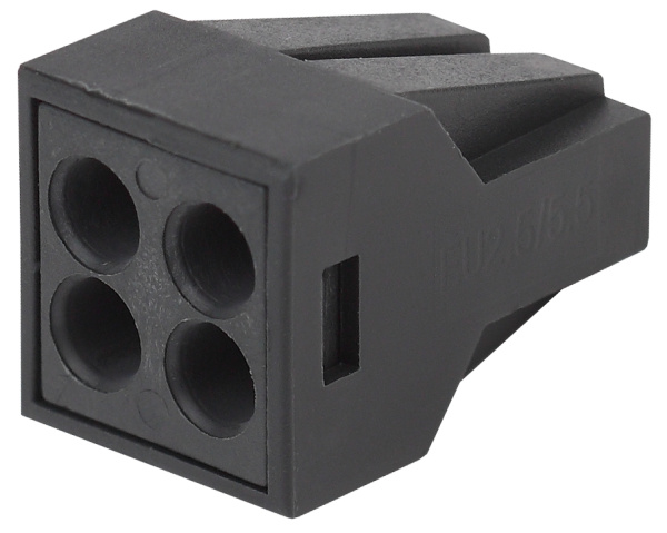 ЭРА NO-224-57 Клемма СМК с пастой, серия 304, 4 отверстия, 0,5-2,5 мм2 (упак. 4 шт.)