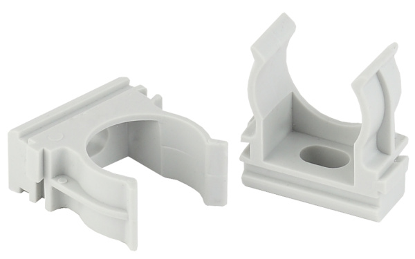 ЭРА CLIP-40 Крепеж-клипса (cерый) для трубы d 40мм