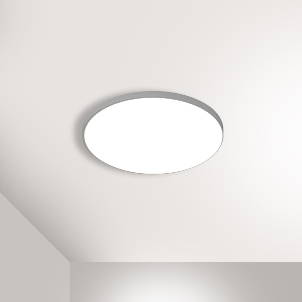 PILL 70 C 45W 4000K 3450lm Ra80 220V / Светильник LED, 650мм (накладной) (Briaton) СЕРЫЙ 009C-45W4K-650GR