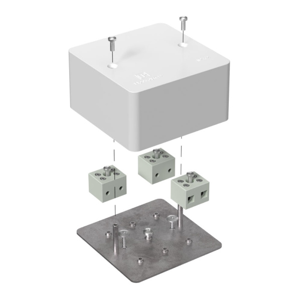 Промрукав Коробка огнестойкая для кабель-канала 40-0460-FR6.0-6 Е15-Е120 85х85х45