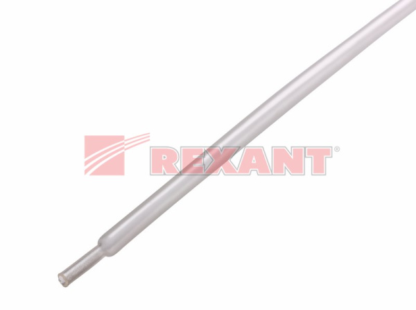 Купить Н-1, 3.5 / 1.75 мм 1м термоусадка прозрачная Rexant 20-3509